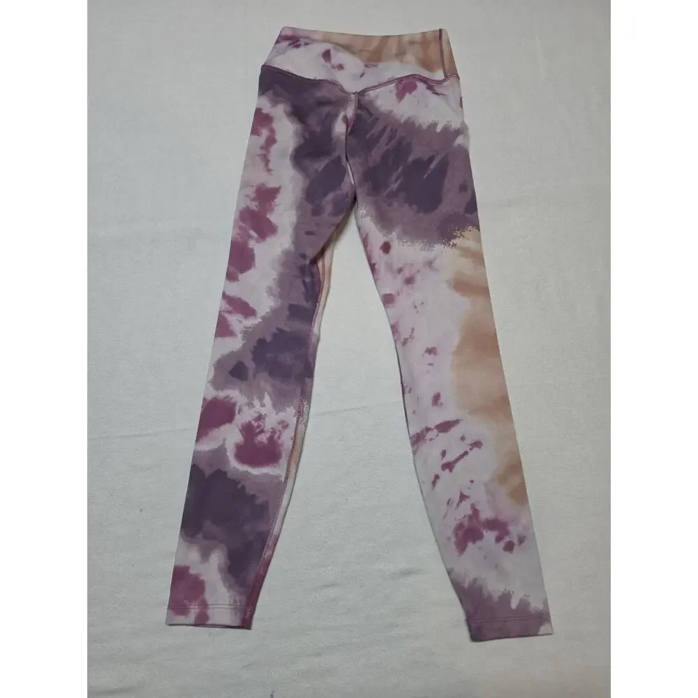 New Nike One Tie Dye Leggings Women's Style: DV0051-565 Amethyst Wave Size XS